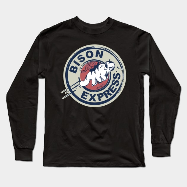 Bison Express Long Sleeve T-Shirt by inkonfiremx